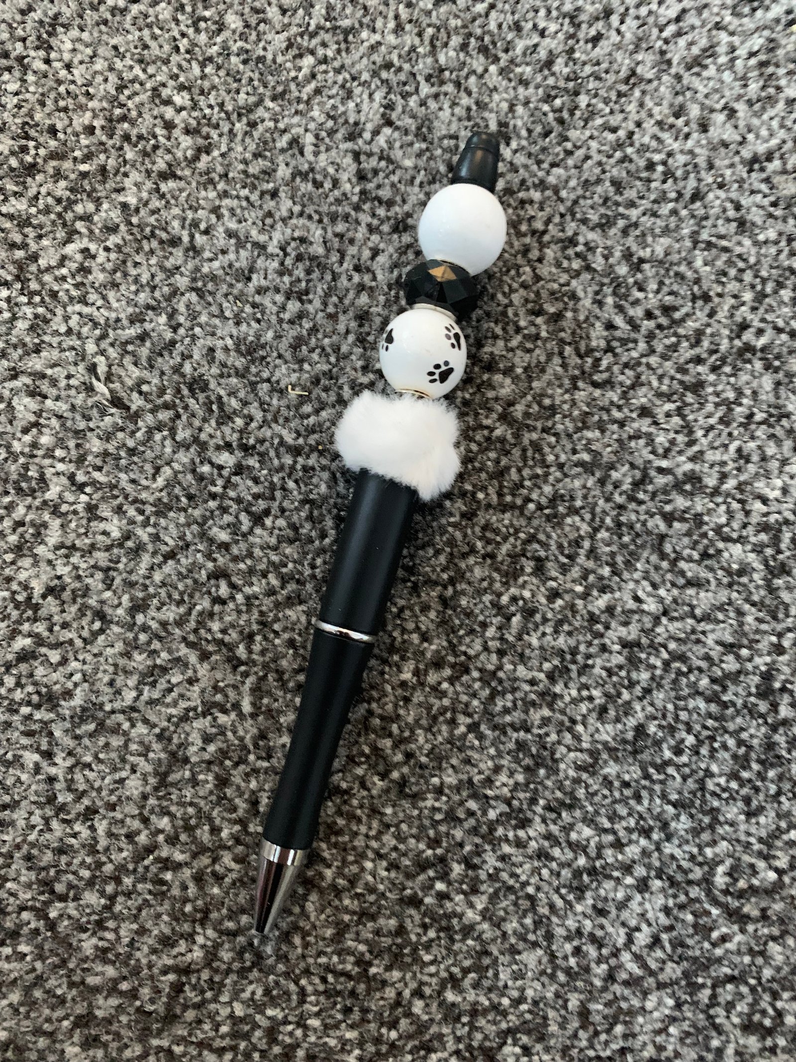 Hand Crafted Writing Pen (Paw Print)